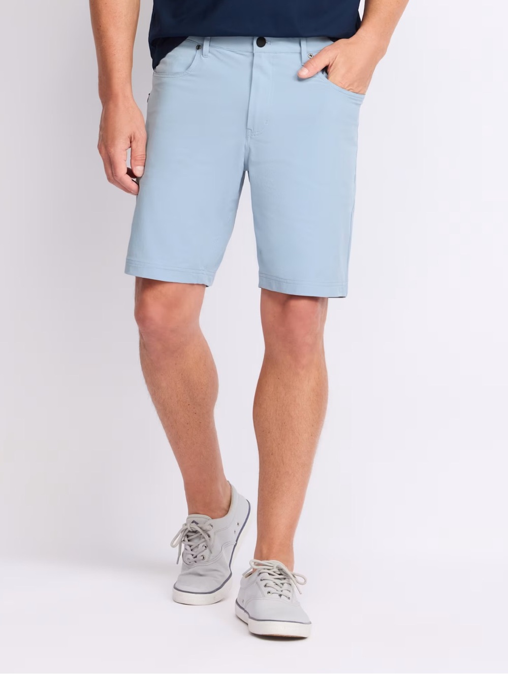01.ALGO WarpTech Commuter Short 9" Light Blue Size 34 NWT STITCH FIX